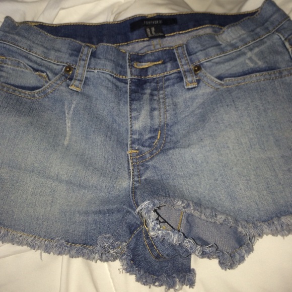 Light blue shorts