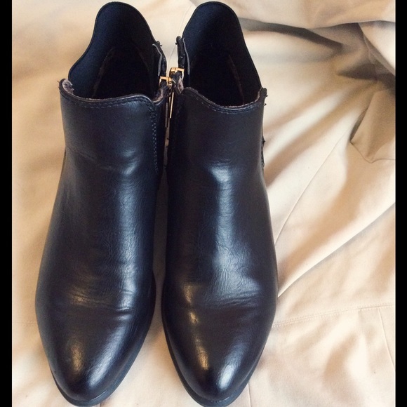 Black ankle boots