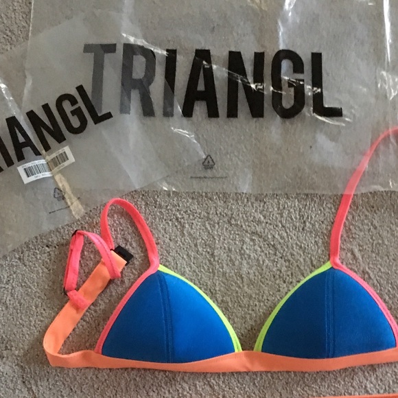 TOP ONLY** Triangl Dolly disco BIKINI TOP ONLY XS