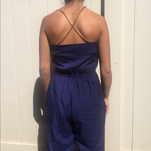 ❤️Host Pick❤️ Navy Jumpsuit - Picture 4 of 7