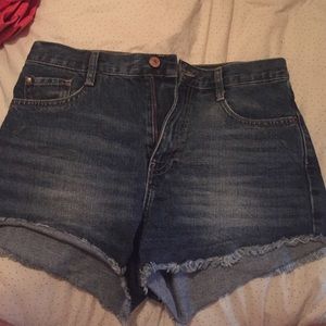 Zara high wasted denim shorts