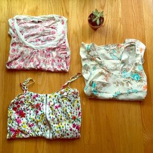 Forever 21 Floral Tank Top Bundle