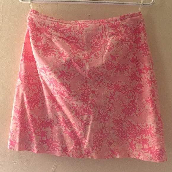 Vintage Lilly Pink Seahorse Skirt