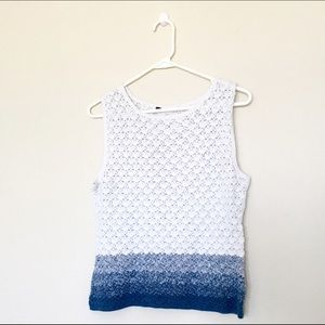 Vintage blue fade top!
