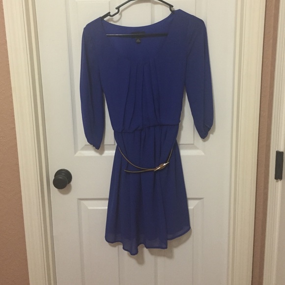 Royal blue dress