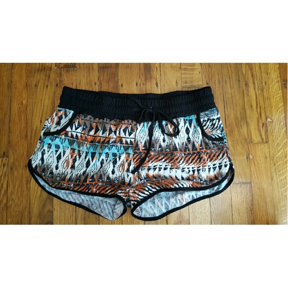 Tribal print shorts