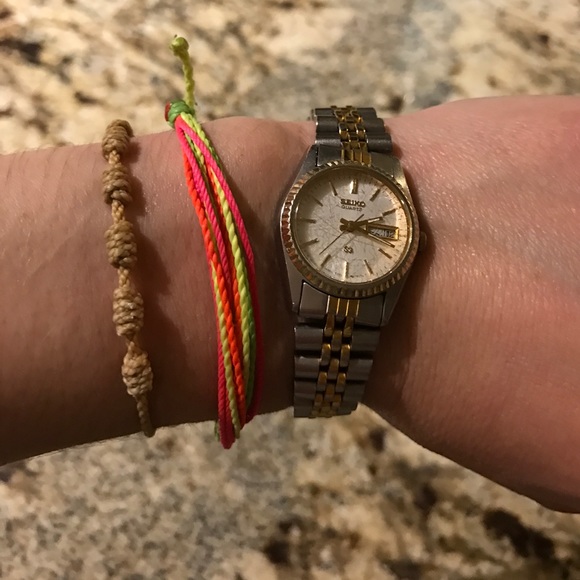 ??Vintage Seiko two toned watch main image 8