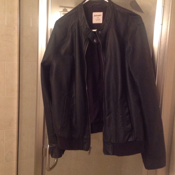Old Navy pleather biker jacket
