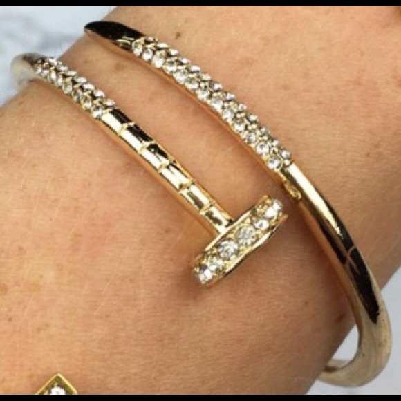 Nail Bangle Bracelet