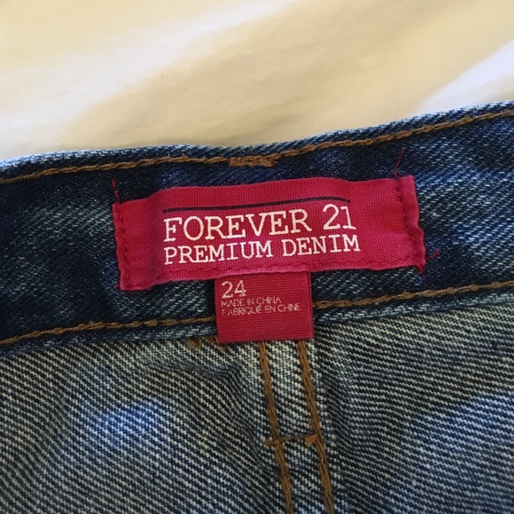 Denim high waisted shorts - Picture 3 of 4