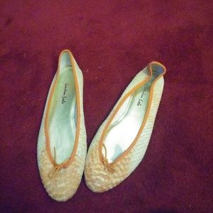 London Sole Orange Flats:The Velvet Closet