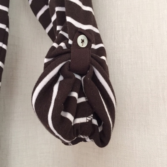 Classic Brown & White Striped Top - Picture 4 of 4