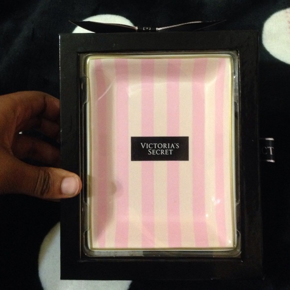Victoria's Secret makeup dish.