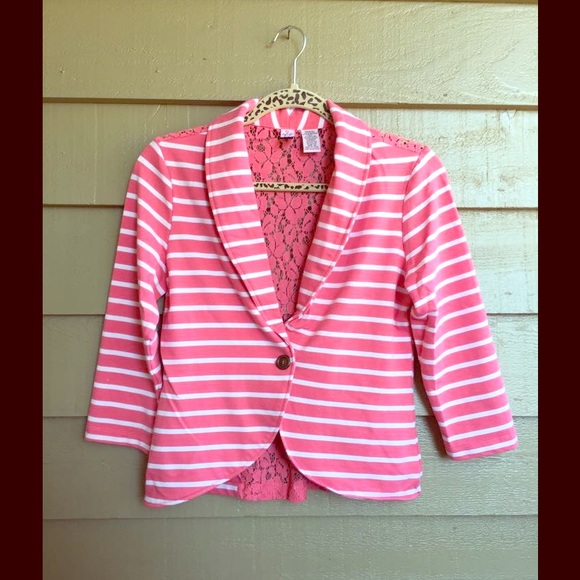 Pink blazer