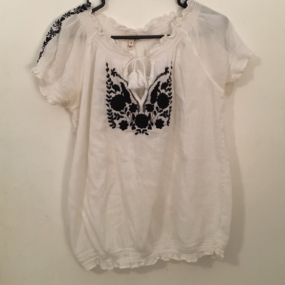 White Joie Blouse