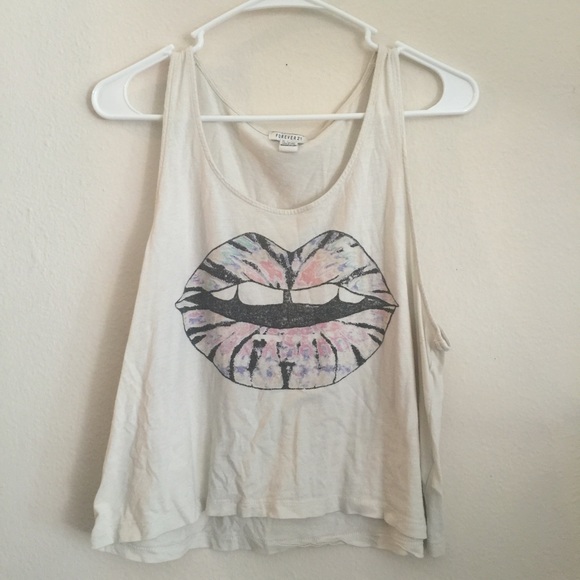 White lip shirt