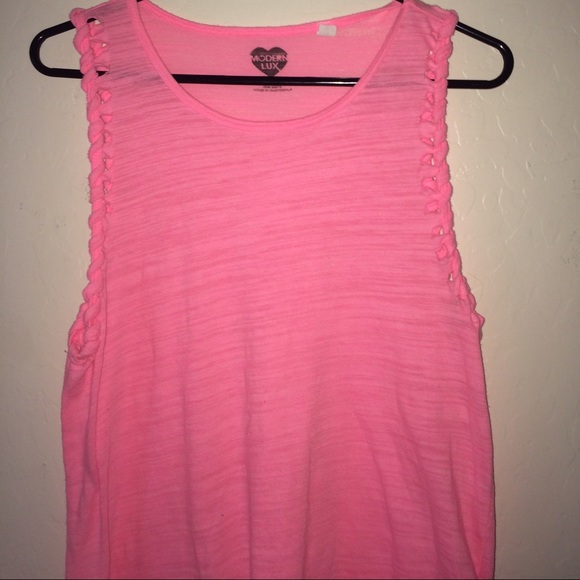 Pink Sleeveless top