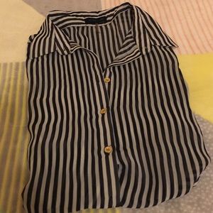 Vertical Stripe Blouse