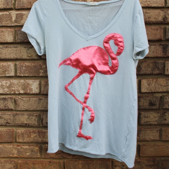 J Crew flamingo shirt