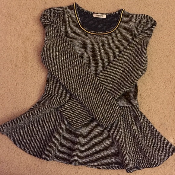 long sleeve top/blouse (thick)