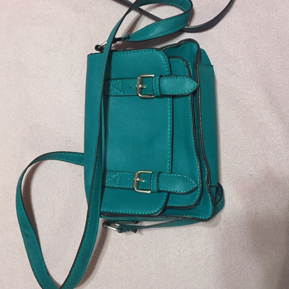 Blue crossbody bag