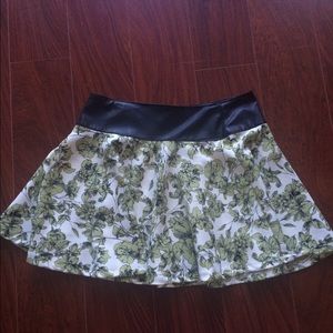 Floral Mini Skirt