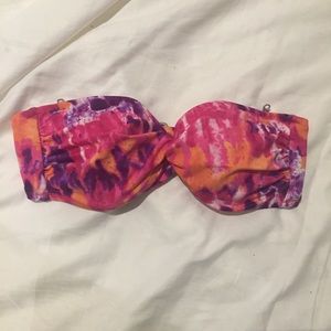Tie dye bikini top