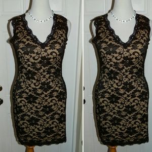 Sexy evening fitted dress