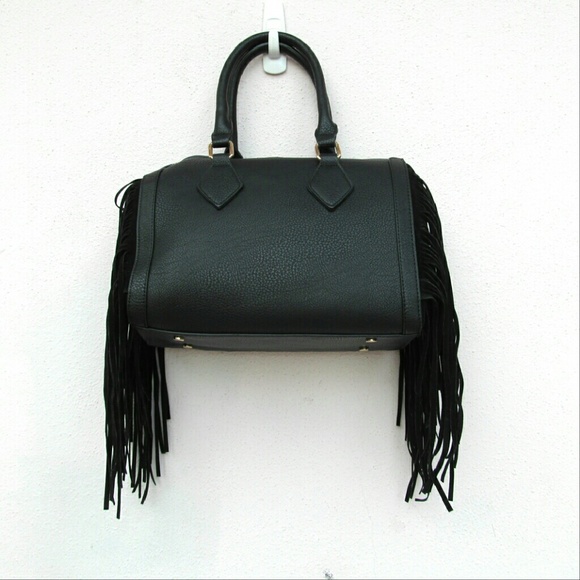 Black Aldo Studded Fringe Handbag FIRM PRICE!!!! - Picture 3 of 4