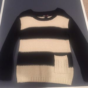 JJ Basics black and white sweater