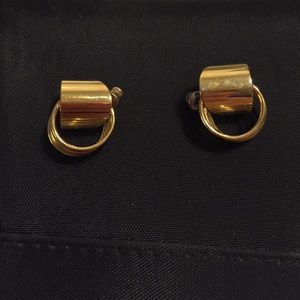 Gold earrings