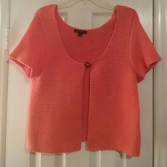 Peach knit sweater