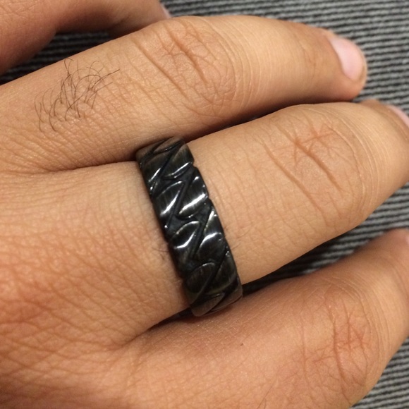 Stainless steel ring Matt finish - Picture 4 of 4