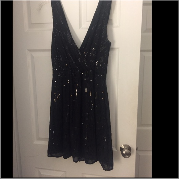 Express back sequined dress