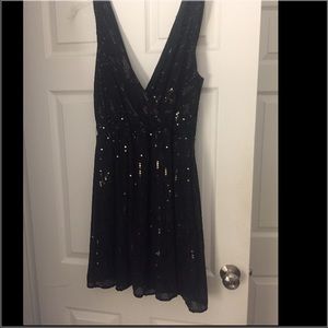 Express back sequined dress
