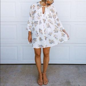 Free People Retro Print Swing Tunic