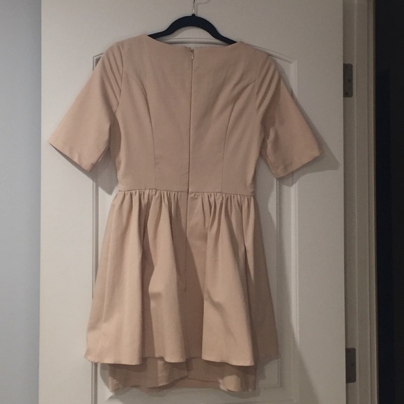 Blush ASOS Peplum Skater Dress - Picture 3 of 3