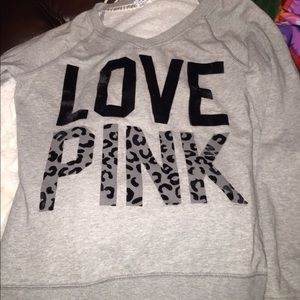 Cute Pink v-neck sweatshirt!!
