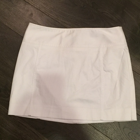 Express white mini skirt