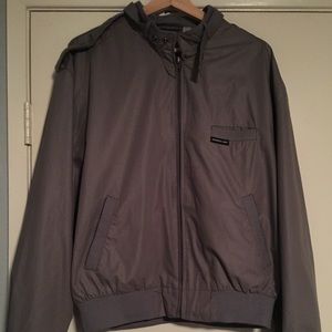 Vintage Members Only Grey Racer Jacket
