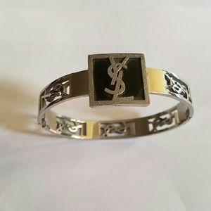 Yves saint laurent silver bracelet