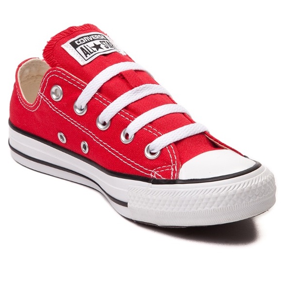 Red Converse size 8