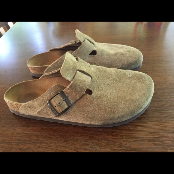 Birkenstock 'Boston' Suede Clog Size 41