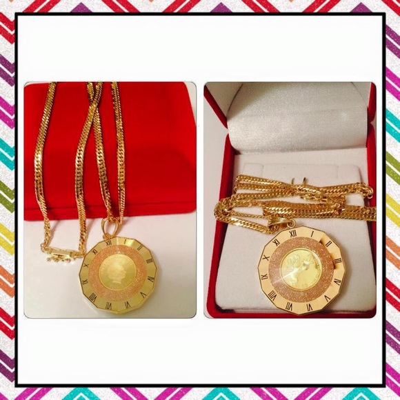 18k Japan Gold Jewelry 8k Japan Gold Angelqueen Elizabeth Necklace