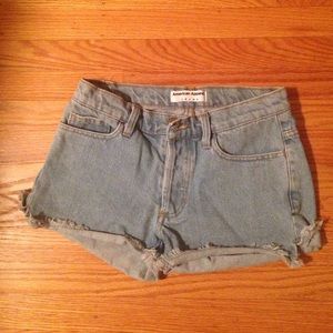 American Apparel Midrise Cutoff Shorts