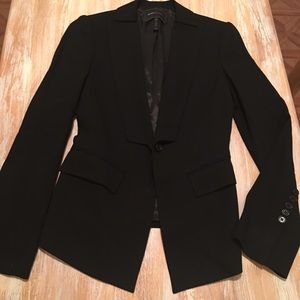 BCBG black fitted blazer