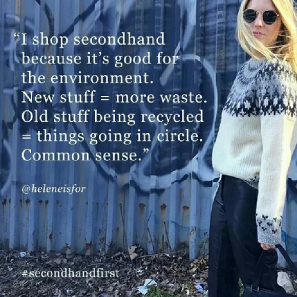I love shopping and selling secondhand!!