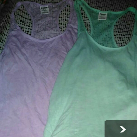2 VS lace back tank tops - Picture 1 of 4