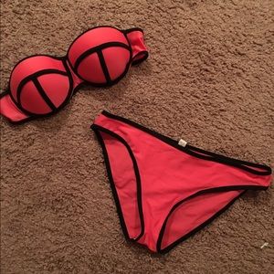 Triangle bathing suit