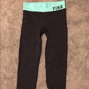 Pink Crop Leggings like new